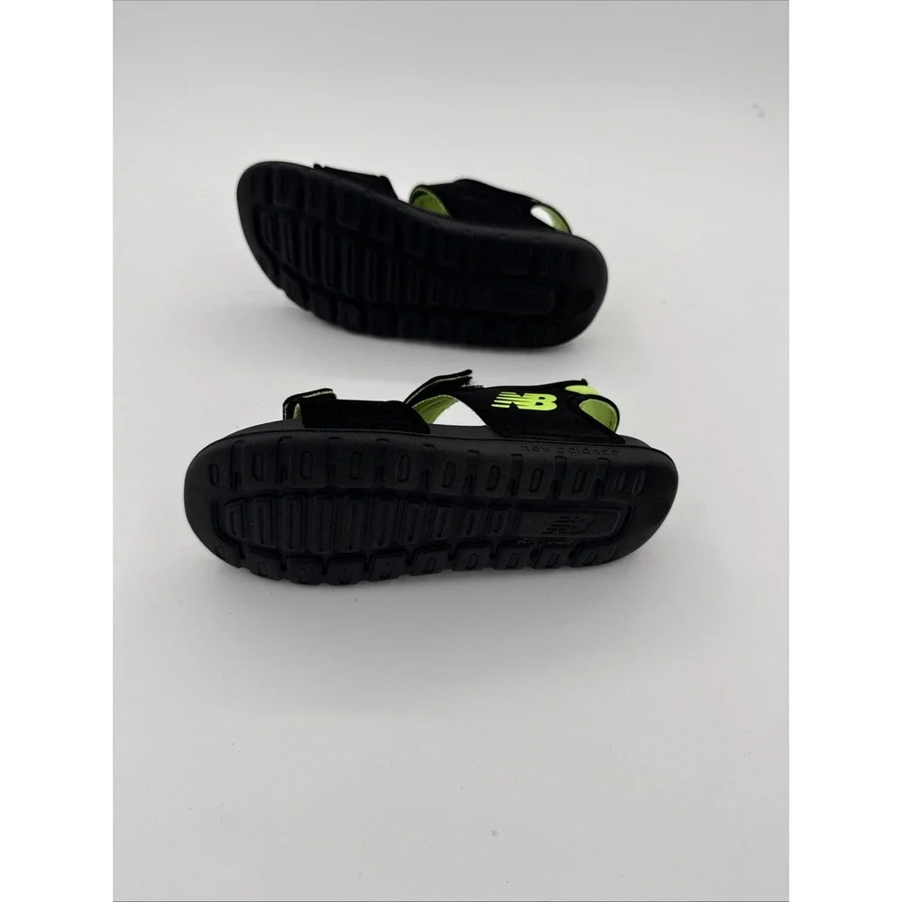 New Balance Little Kids Size 11 Sport Sandal Black Volt